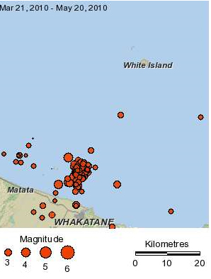 Earthquakes in last 2 months - The Vents