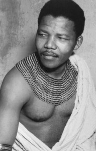 Nelson Mandela as a young man in South Africa