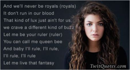 lorde royals