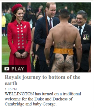 Royal journey to bottom of earth