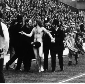 Aussie Michael O’Brien became the world’s first streaker at a major sporting event when he ran out naked on to the pitch at Twickers during a match between England and France (Daily Mirror)
