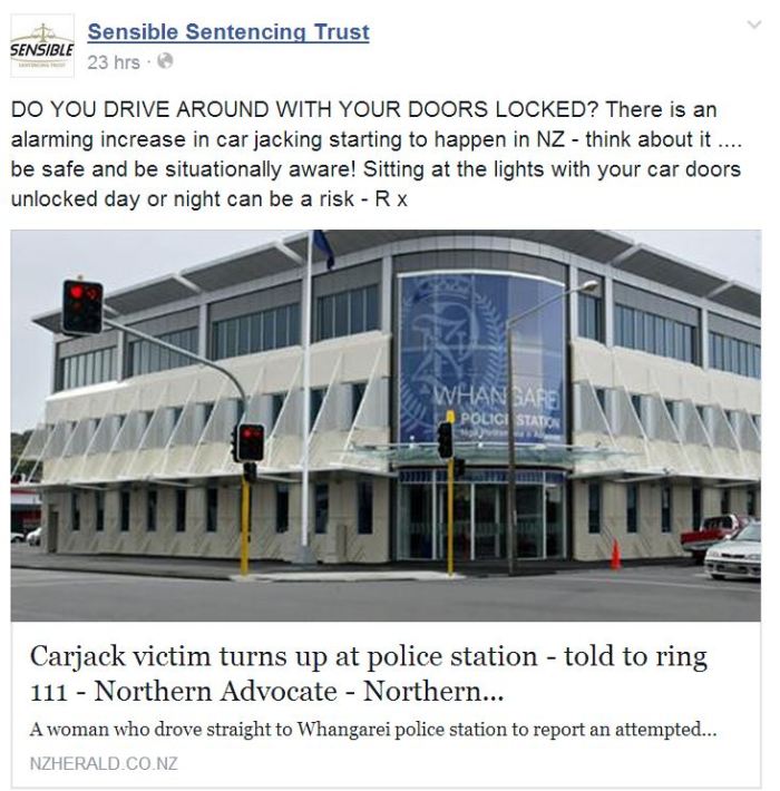 Lock your car doors in NZ