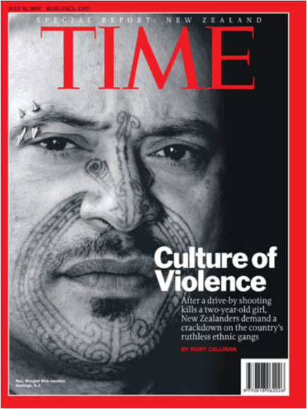 Time Magazine. New Zealand's violence has an international reputation.