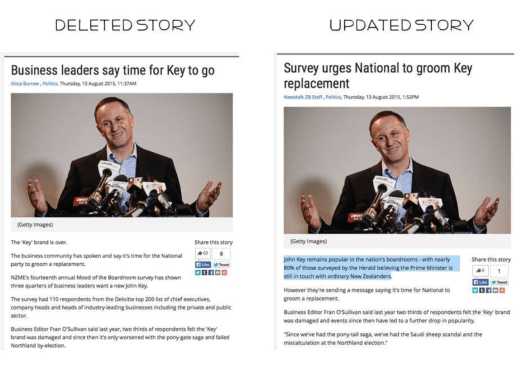 manipulation of the press in NZ