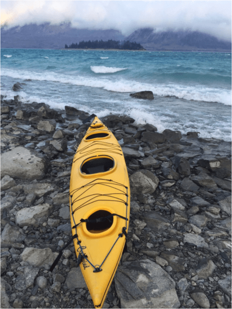 lake tekapo canoe