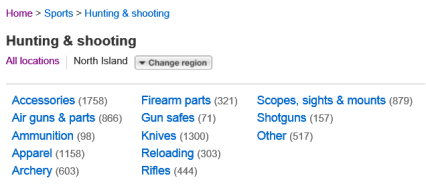 trademe offering in north island
